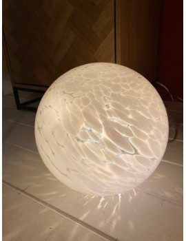 LAMPE BOULE VERRE