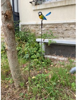 TUTEUR MESANGE METAL RECYCLE