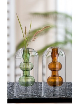 VASE DOUBLE SOLIFLORE