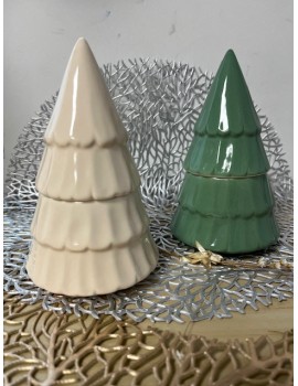 BOUGIES SAPIN CERAMIQUE