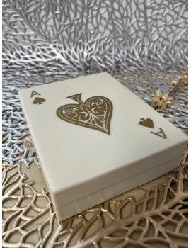 BOITE RESINE 1 JEU DE CARTES