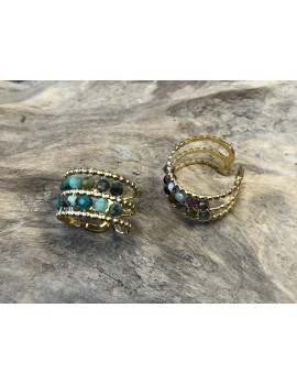 BAGUE PIERRES NATURELLES