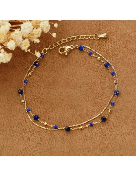BRACELET ONYX ET LAPIS