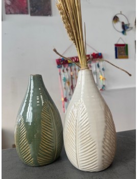 VASE FEUILLE