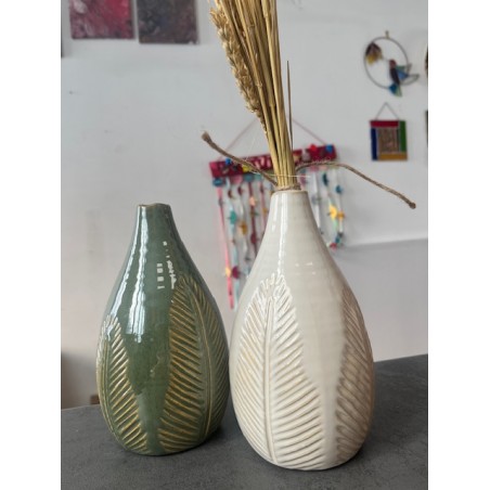 VASE FEUILLE