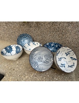 BOLS PORCELAINE BLEUE