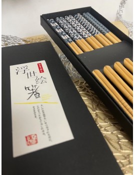 COFFRET 5 PAIRES DE BAGUETTES