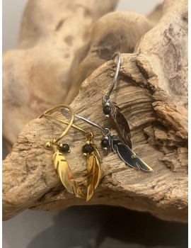 CREOLE PLUME BOUCLE D'OREILLE