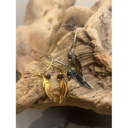 CREOLE PLUME BOUCLE D'OREILLE