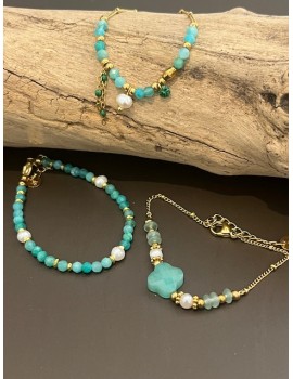 BRACELETS AMAZONITE ET...